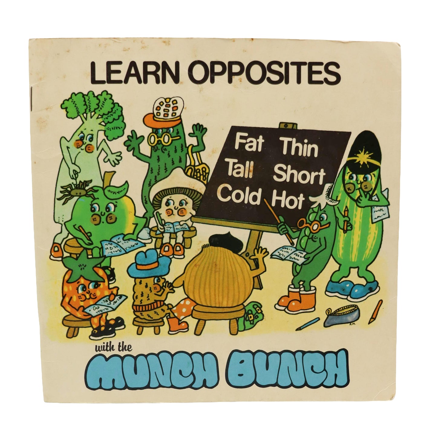 1980s The Munch Bunch Learn Opposites Book