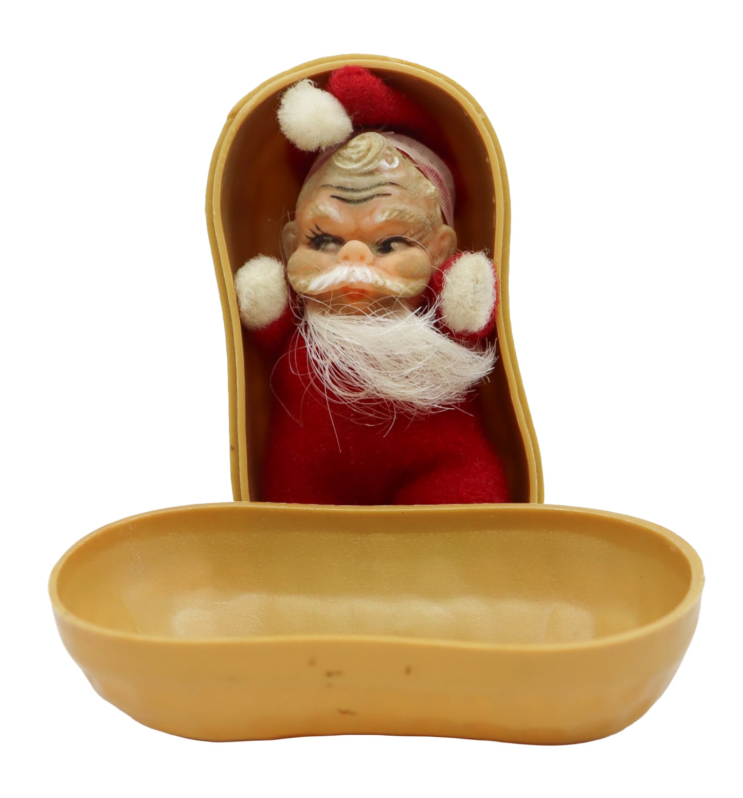 1970's Santa Tree Decoration In Peanut