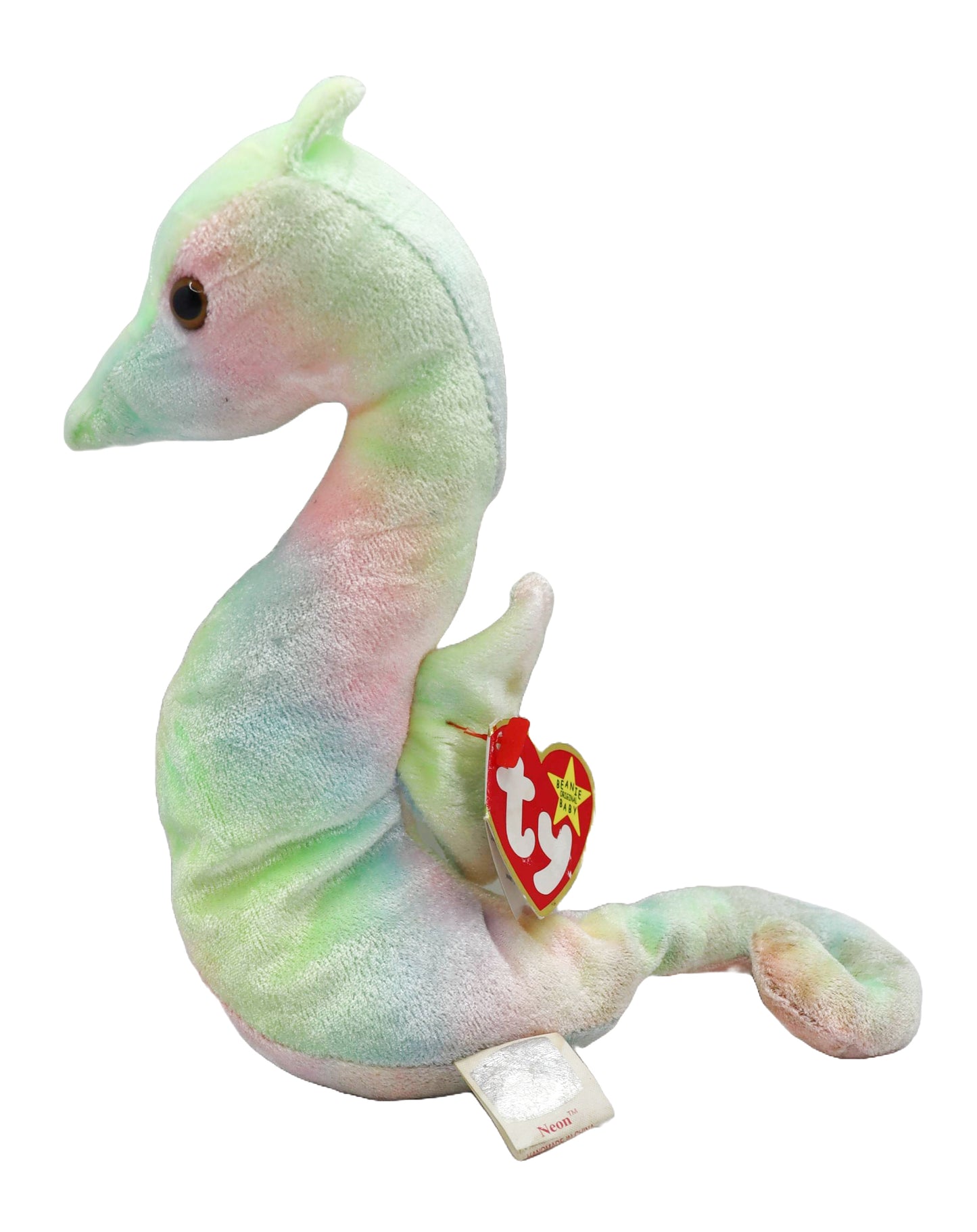 1999 TY Beanie Babies Neon the Seahorse