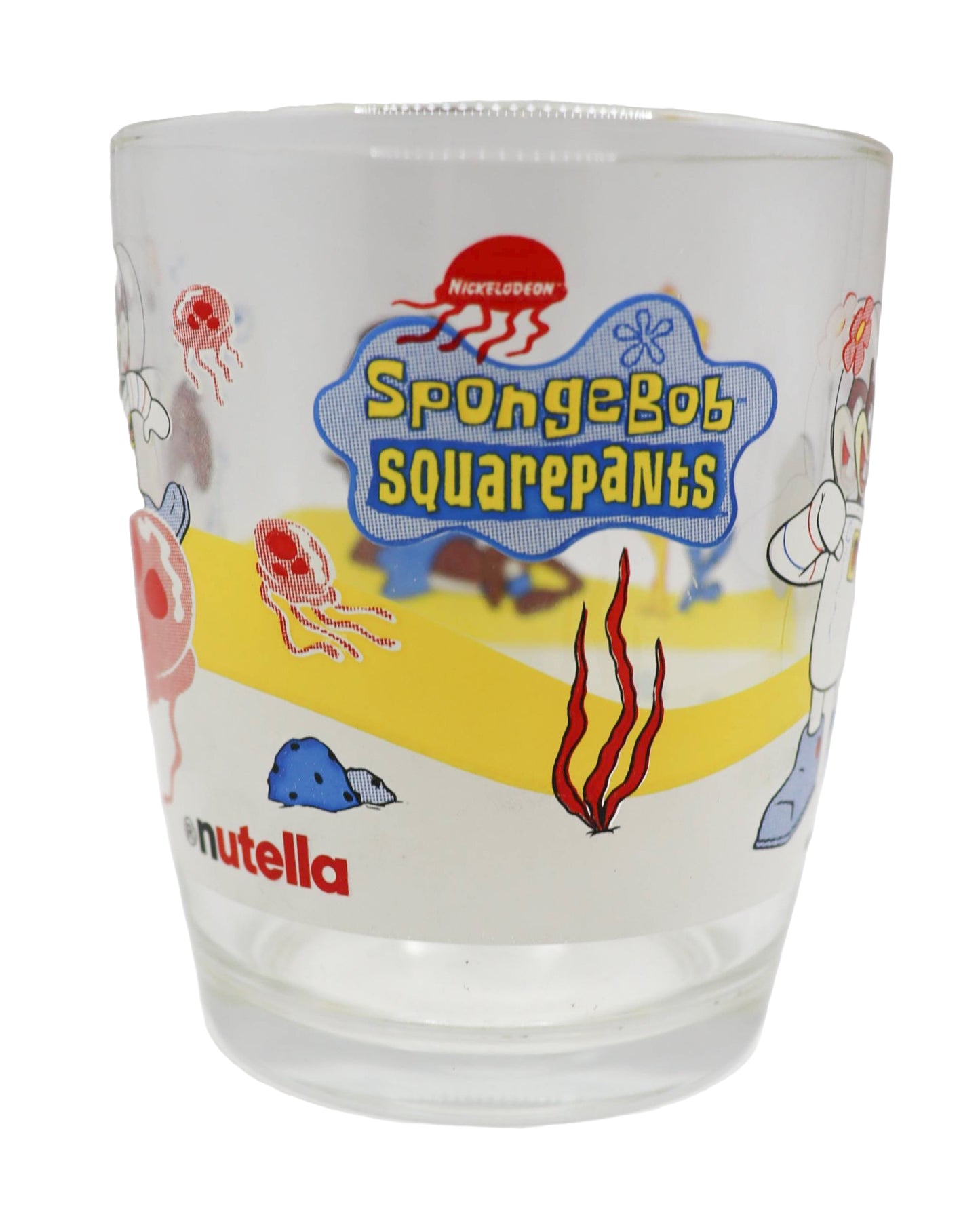 2000s Nutella SpongeBob SquarePants drinking glass