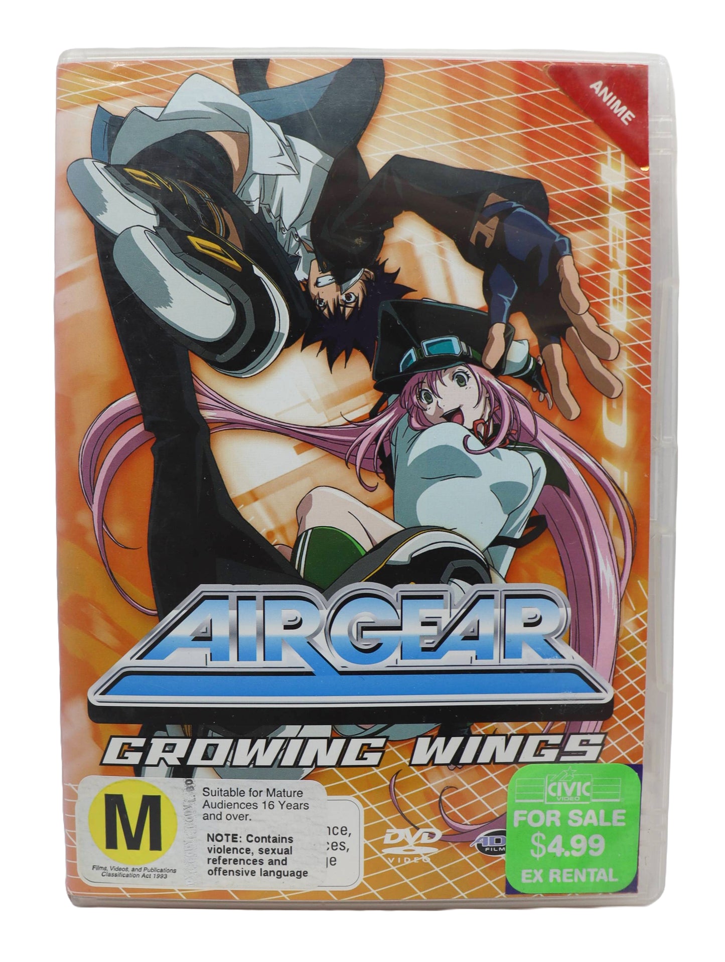 Air Gear Growing Wings DVD