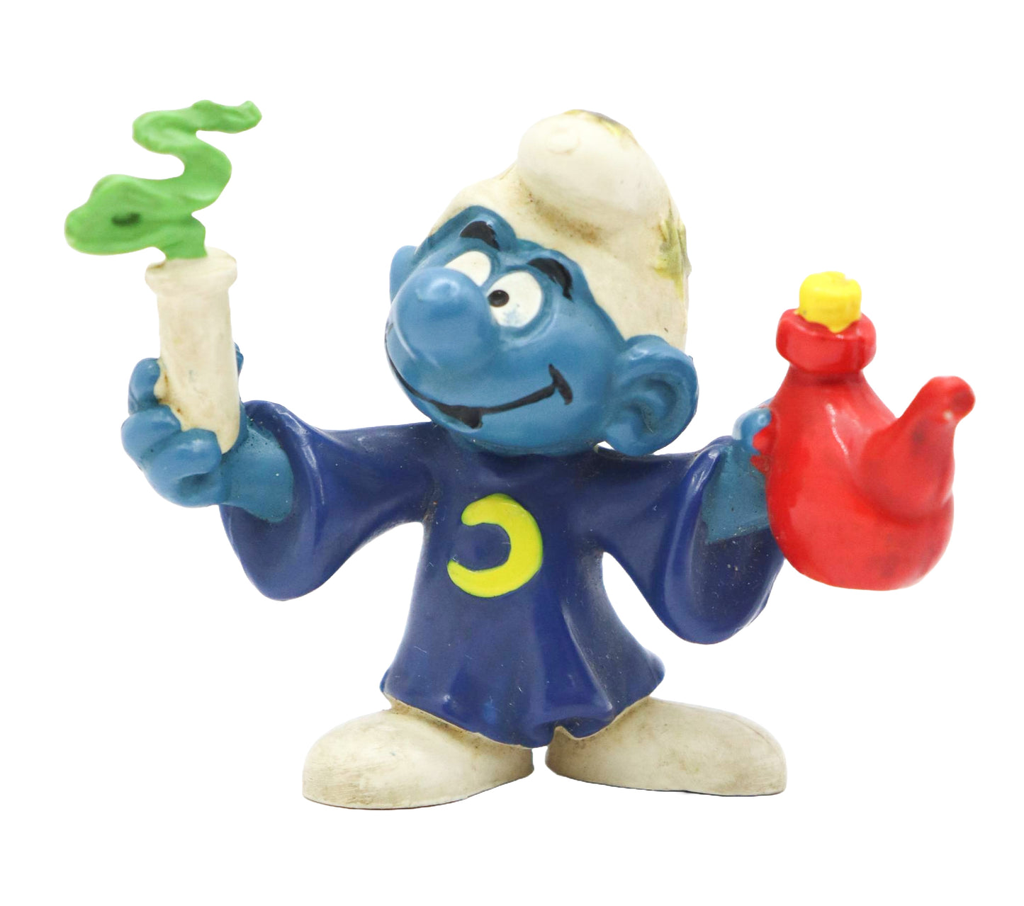 1979 Schleich Smurfs Alchemist Smurf Figure