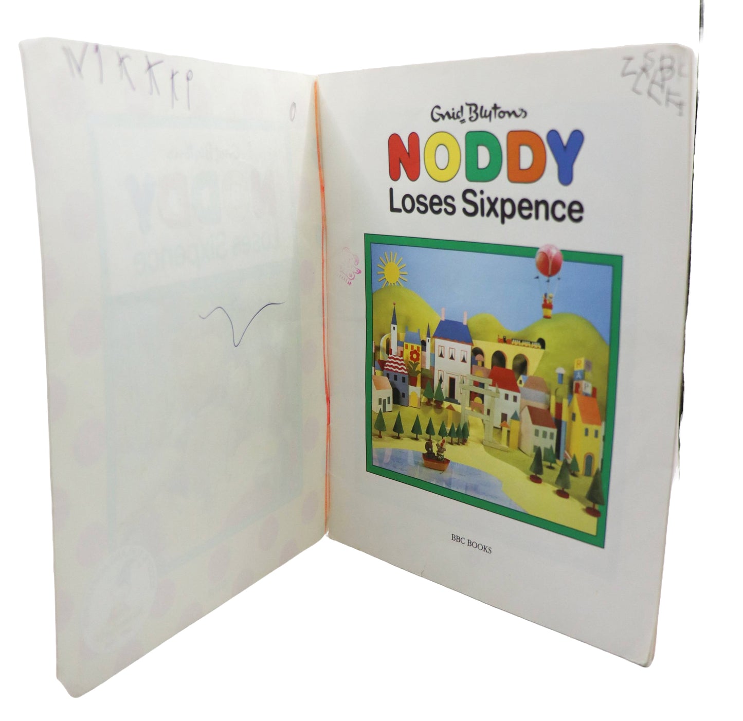 Noddy And Loses Sixpence Book