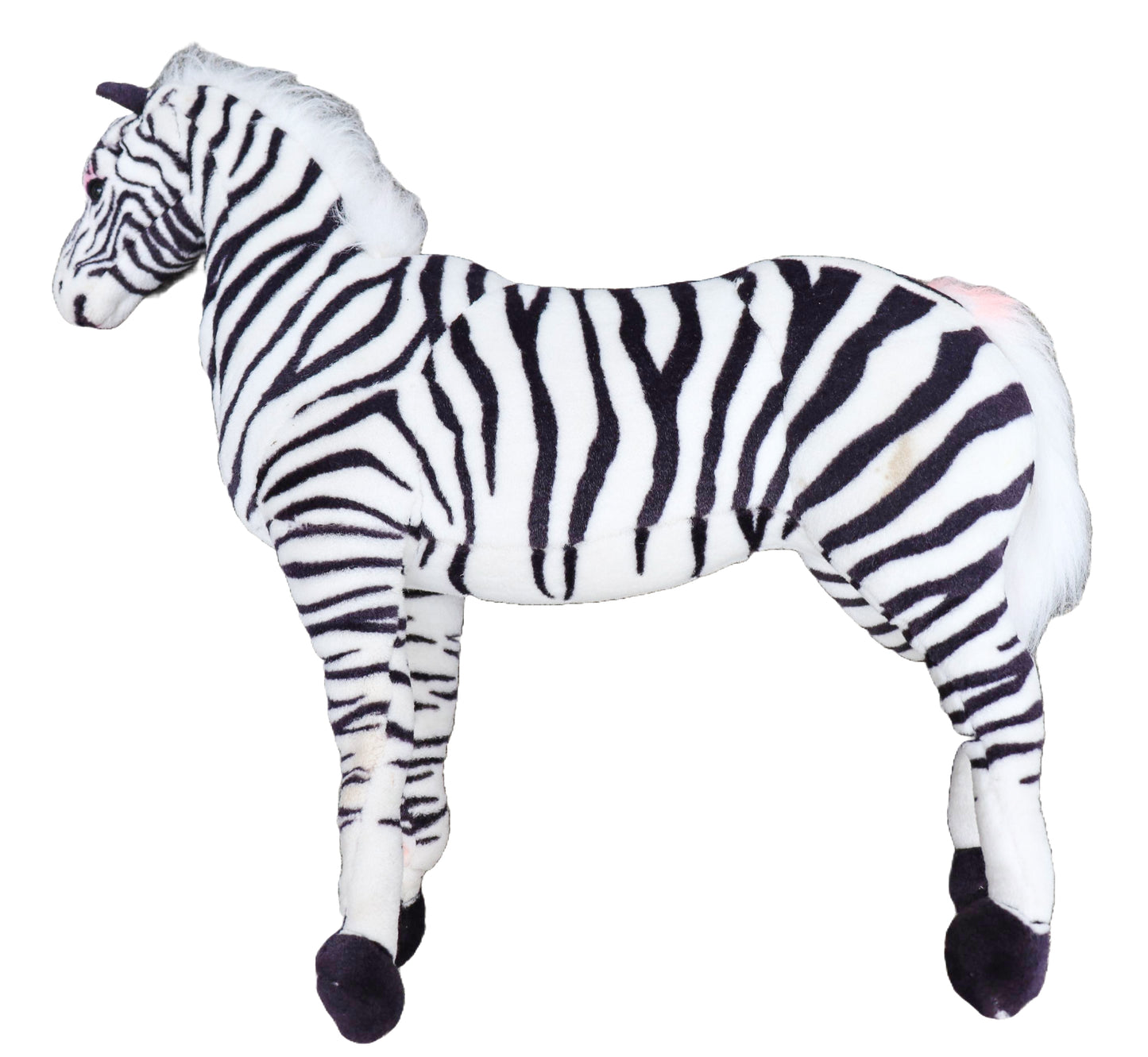 Large Standing Zebra Plush