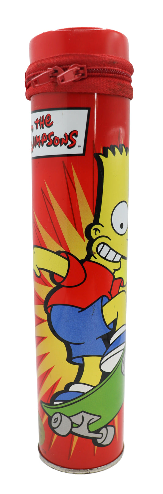The Simpsons Bart Simpson Tin Zip Pencil Case