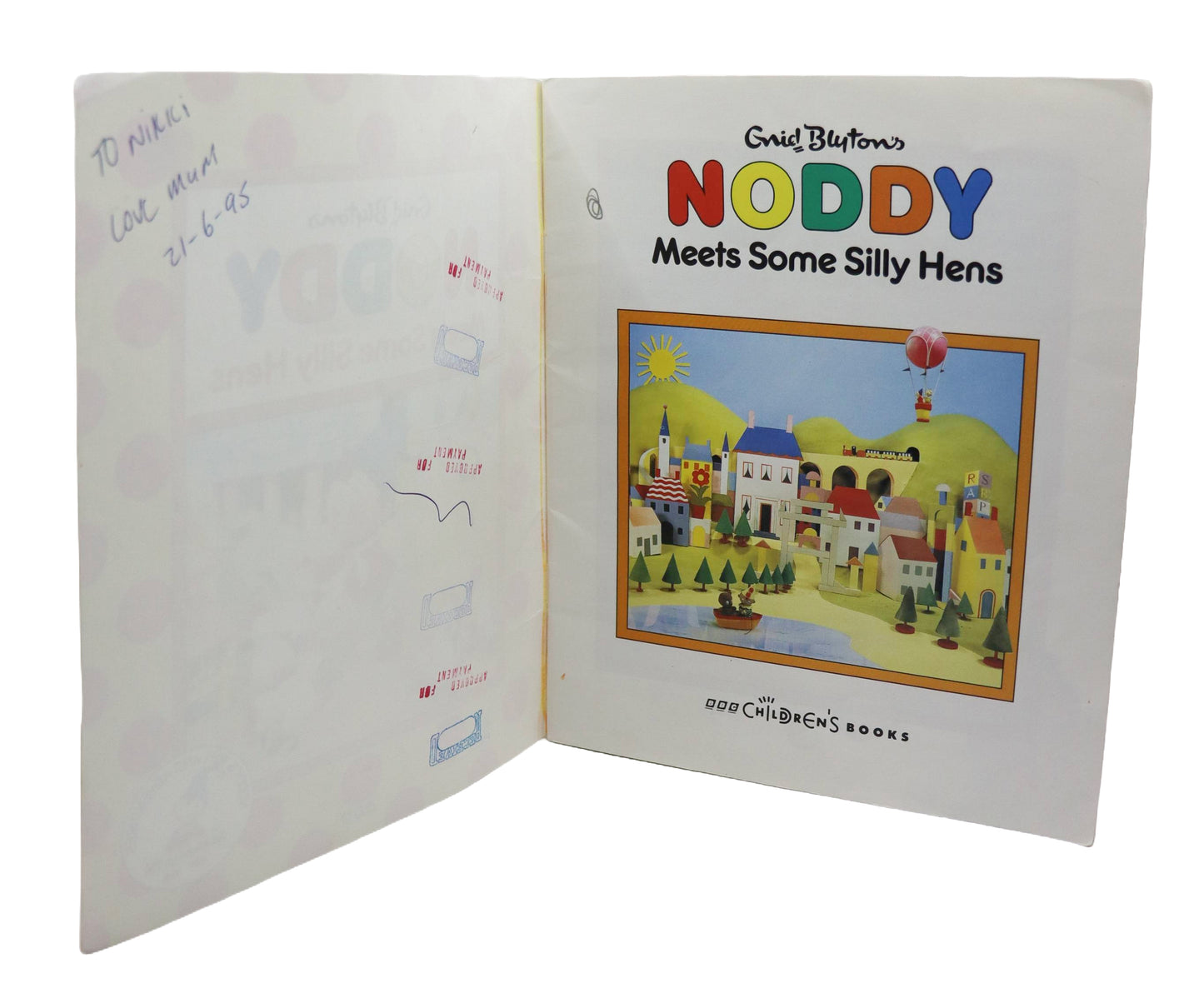 Noddy Meets Some Silly Hens Book