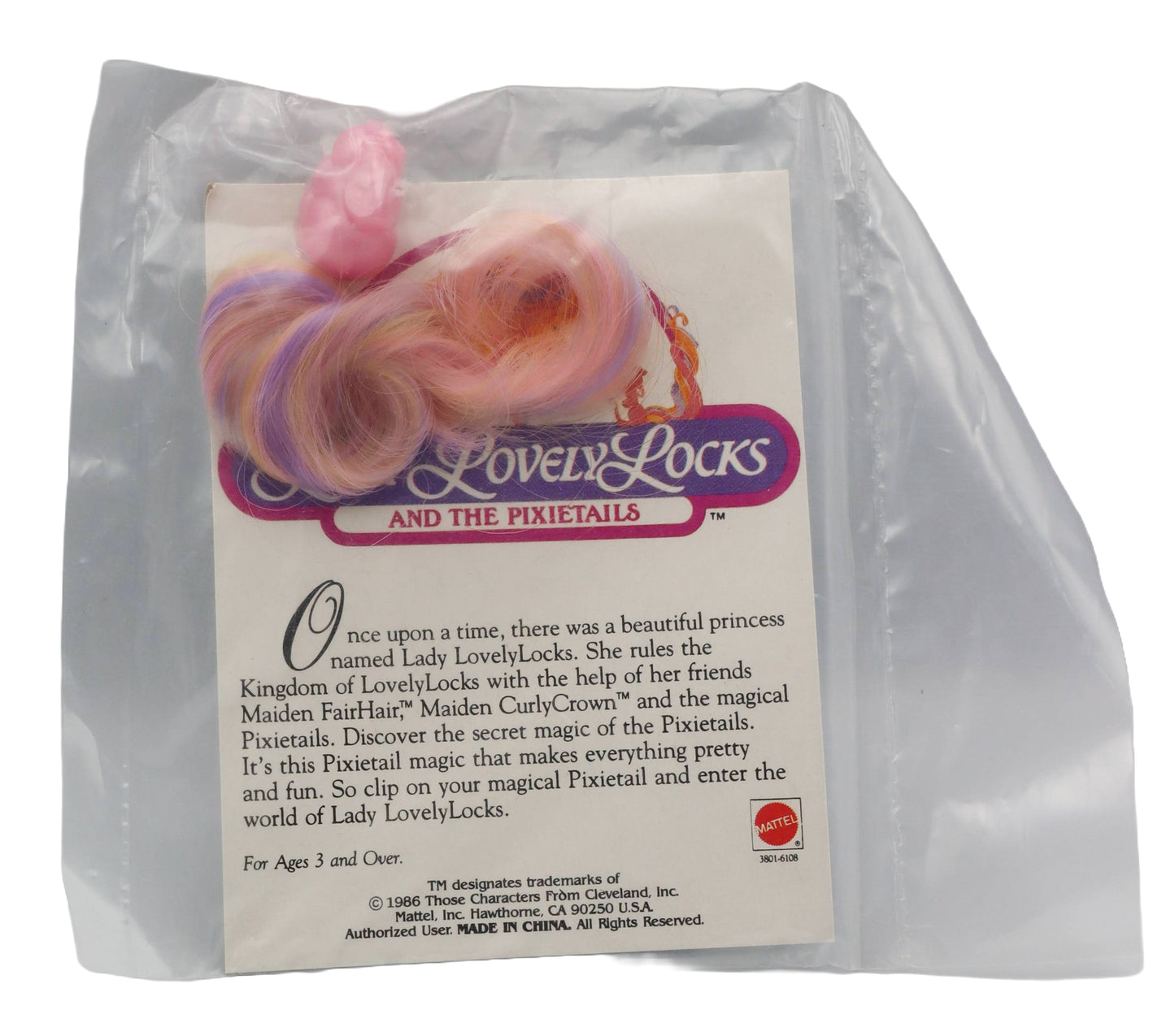 1986 Lady Lovely Locks Pixie Tail Pink