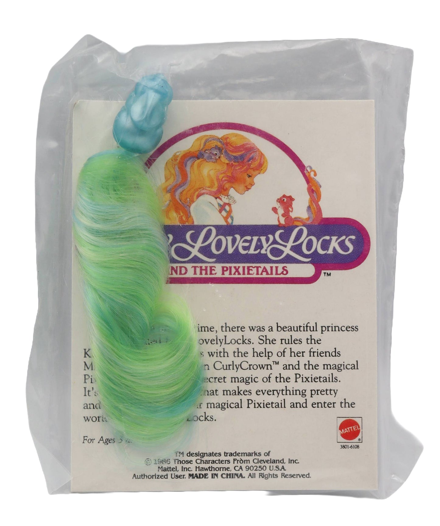 1986 Lady Lovely Locks Pixie Tail Green