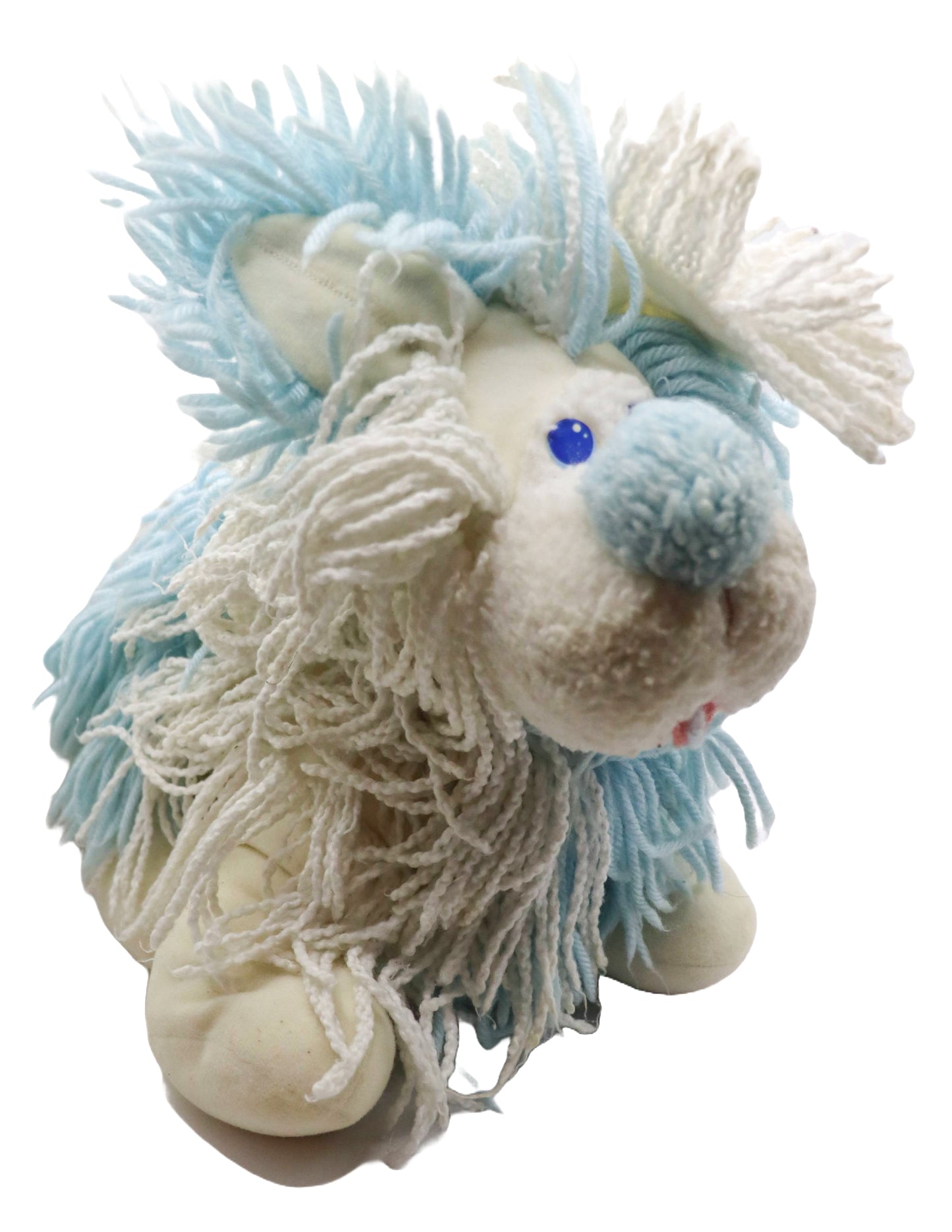 1986 Blue Fluppy dog plush
