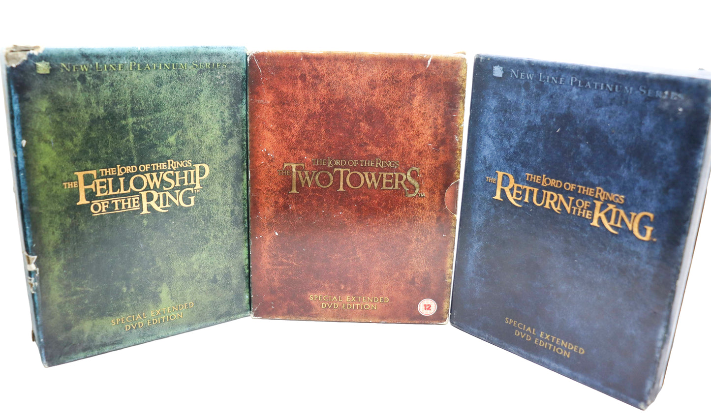 Lord of the Rings LOTR Special Extended DVD Edition The Fellowship of the Ring, The Two Towers & The Return of the King boxsets