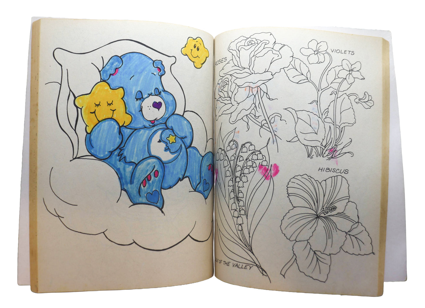 1980s Care Bears Collection Coloring Book