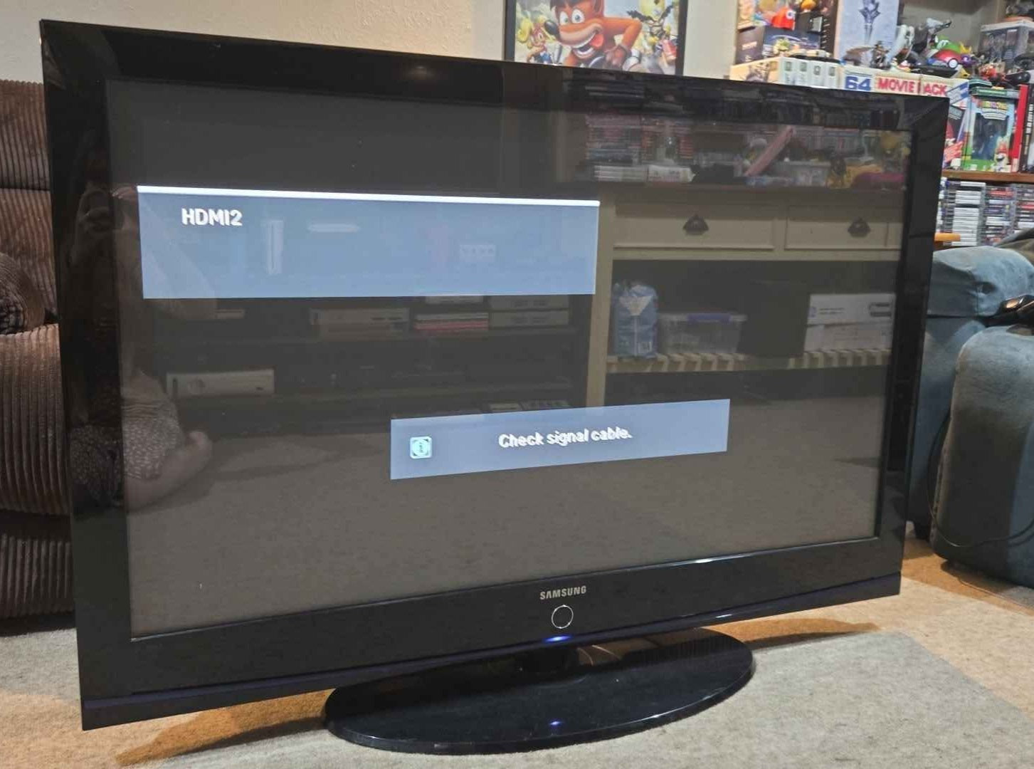 Samsung 50 quot Plasma TV Television with remote Previously Played With