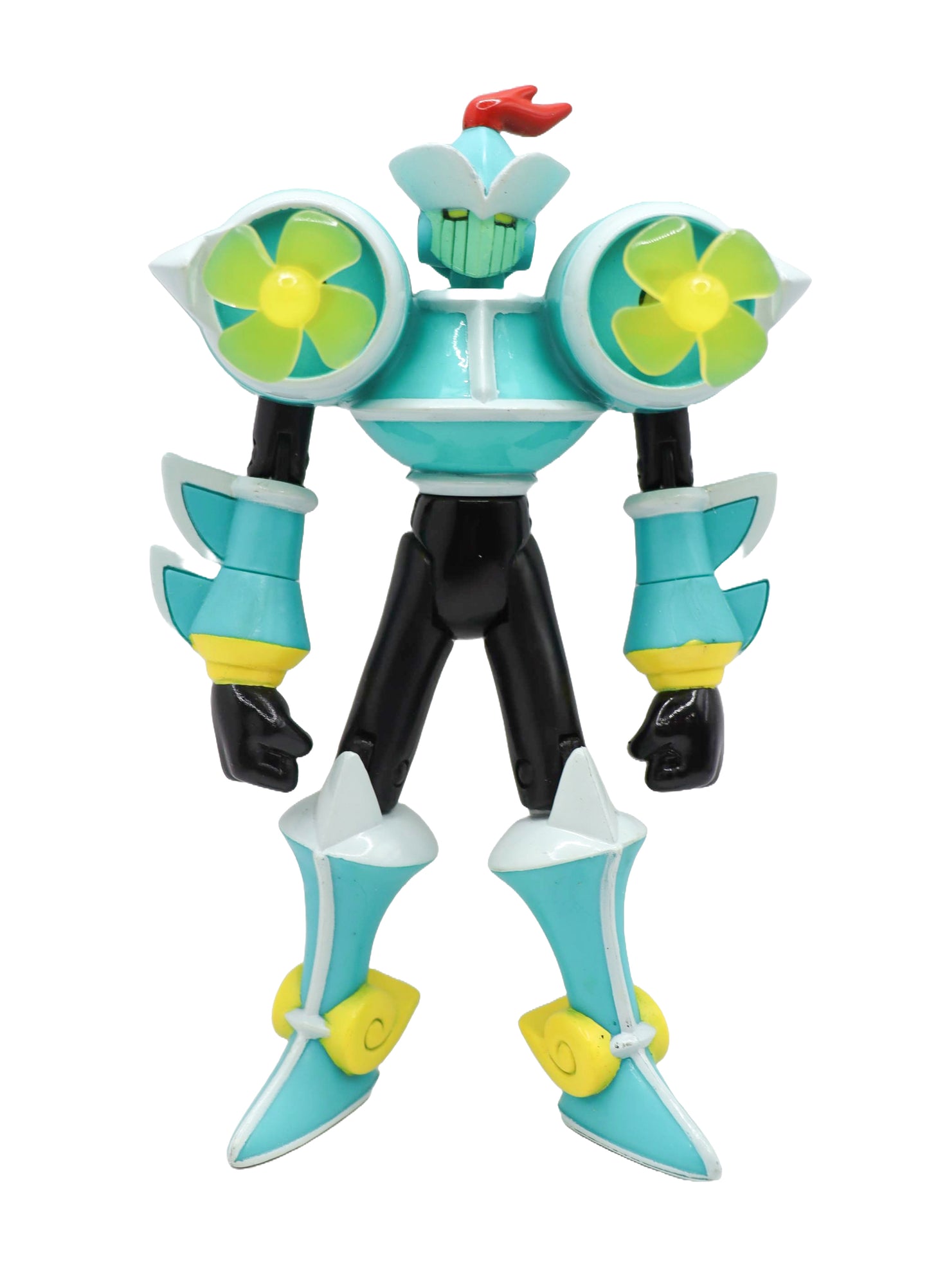 2004 Mattel Mega Man Virus Attack WindBlast Man Figure