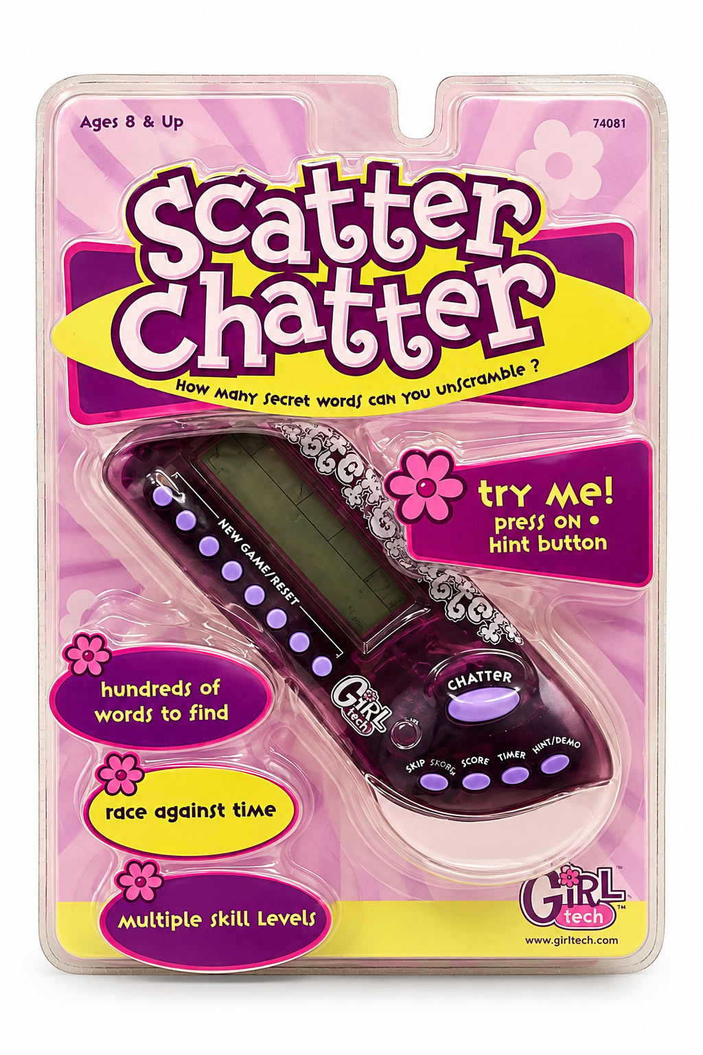 2000s Y2K Girl Tech Chatter Scatter