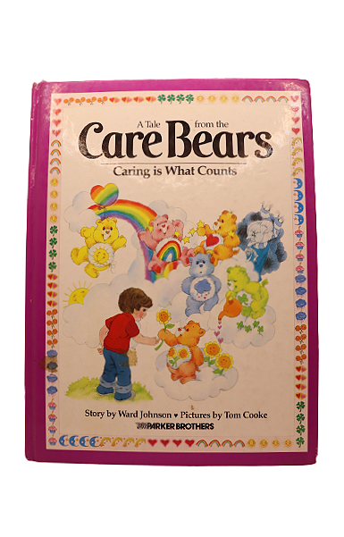 1980s Care Bears hardcover book Caring is what counts