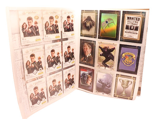 Harry Potter welcome to Hogwarts Panini card folder including cards