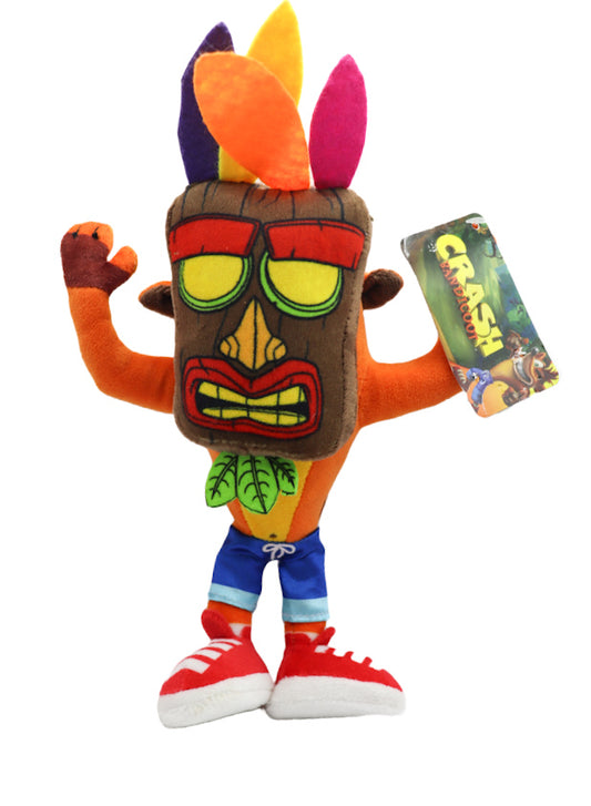 2020 Crash Bandicoot Aku mask plush with tag