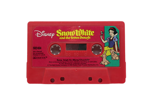 Disney Snow White and the Seven Dwarfs read along cassette tape