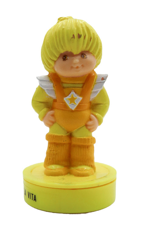 1980s Rainbow Brite Canary Yellow mini figure Stamp