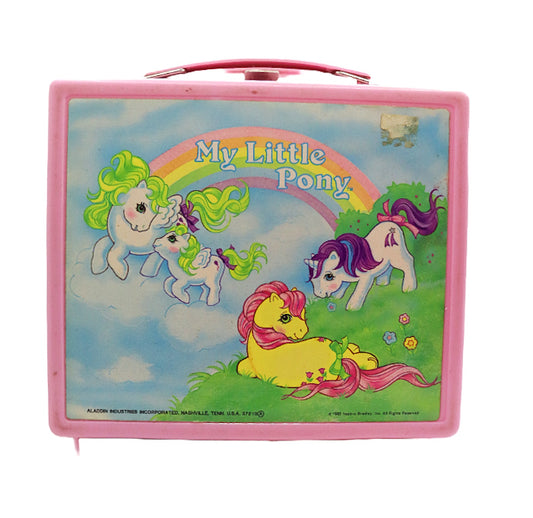 1985 Aladdin My Little Pony Lunchbox and thermos