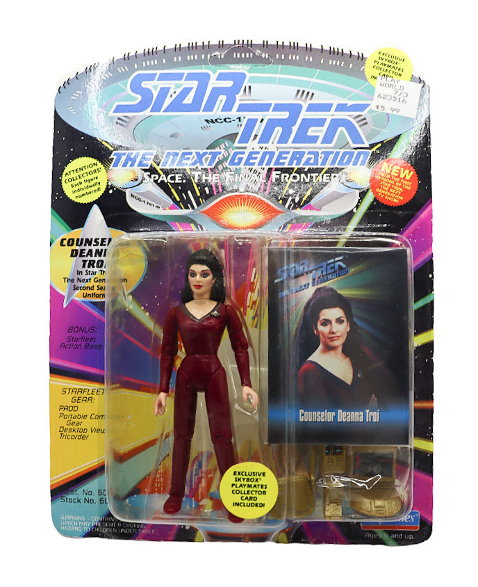 1993 Playmates Star Trek the next generation Counselor Deanna Troi