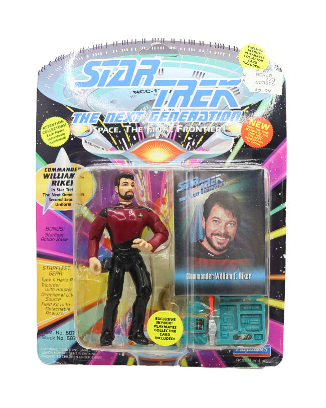 1993 Playmates Star Trek The Next Generation Commander William Riker