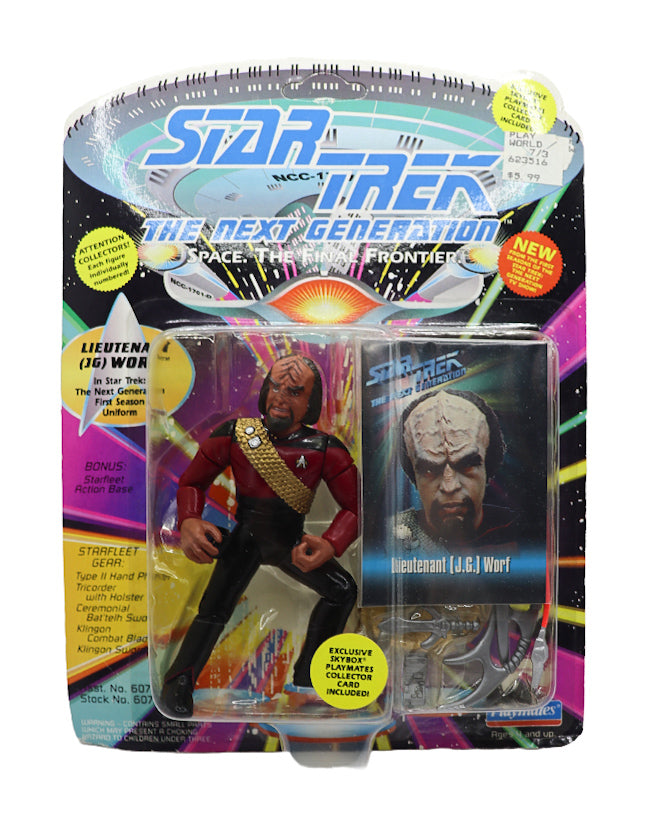 1993 Playmates Star Trek the next generation Lieutenant (JG) Worf