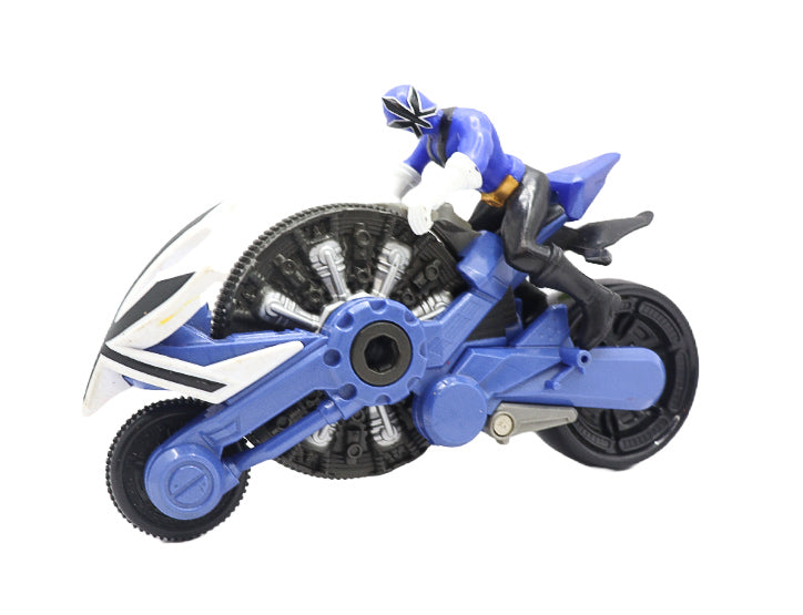 2010 Power Rangers blue ranger Samurai moto