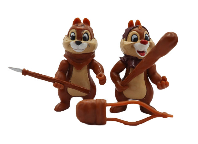 2007 Hasbro Disney Star Wars Chip and Dale as Ewoks figures