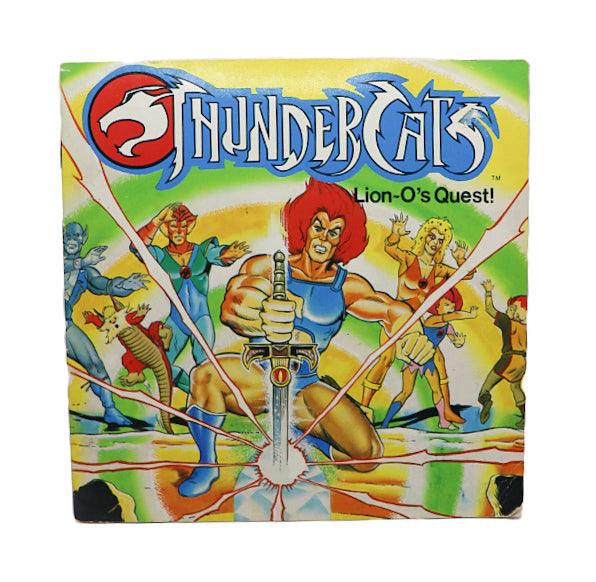 1980s Thunder Cats Lion-O's Quest book