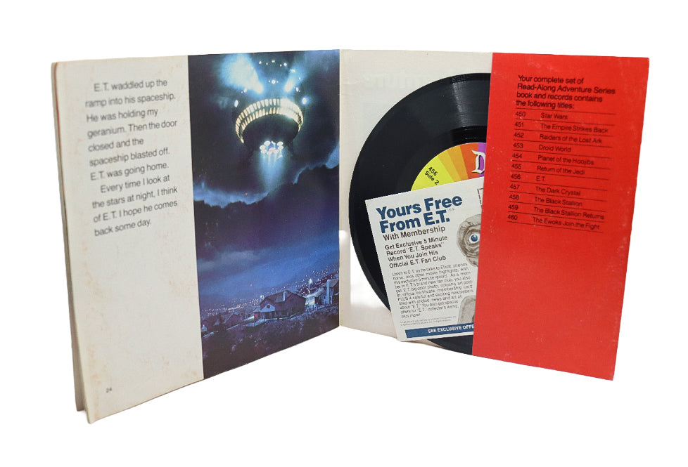 E.T the Extraterrestrial book & record