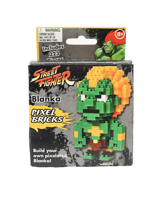 Pixel Bricks Street fighter Blanka