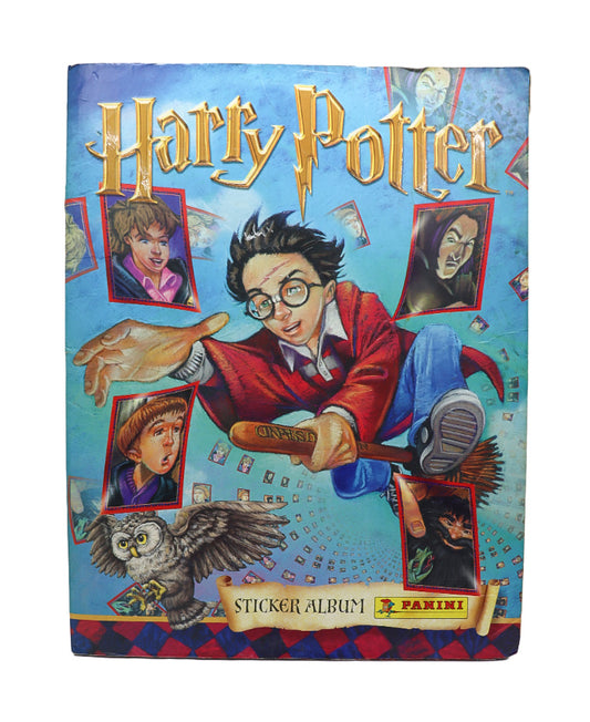 Harry Potter 2001 Panini Sticker album part filled