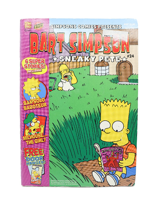 Simpsons comics presents Bart Simpson *Sneaky Pete* #27 book