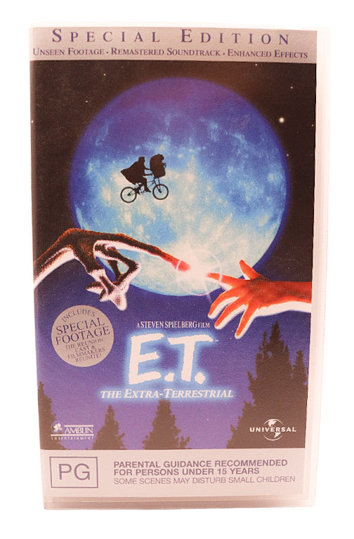 E.T the Extra-Terrestrial VHS