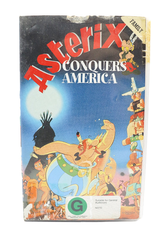 Asterix Conquers America VHS