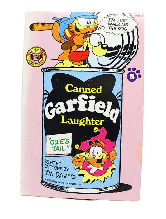 Garfield Canned Garfield laughter "Odie's tail"