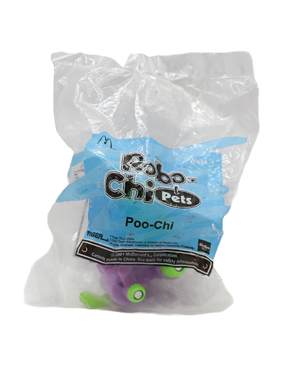 2001 McDonald's Robo-Chi pets Poo-Chi Purple