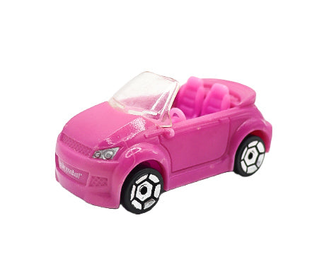 2006 Polly Pocket mini pink convertible car