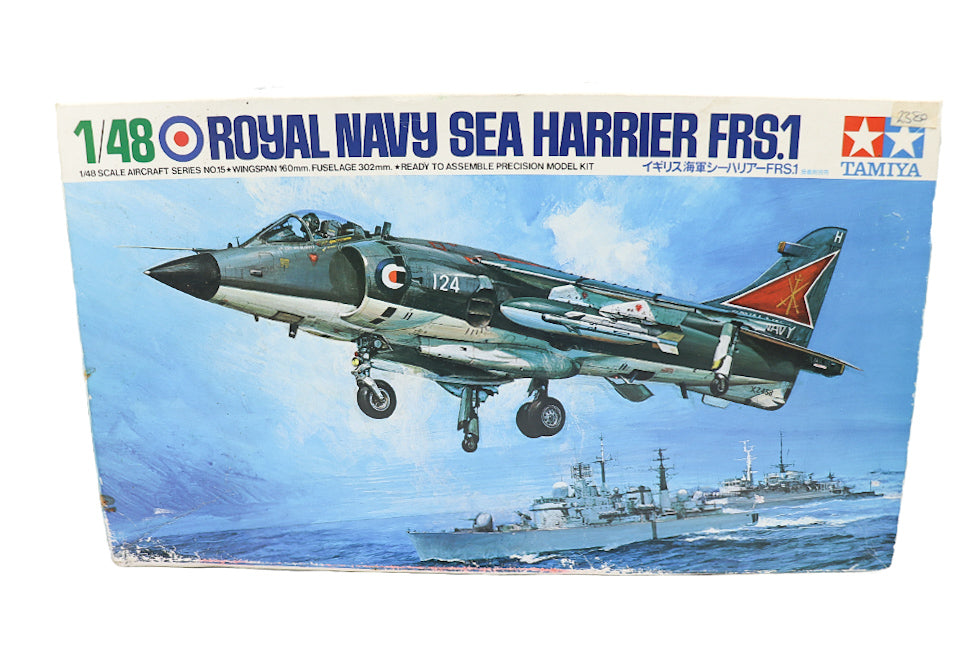 Royal Navy Sea Harrier FRS1 Tamiya model kit