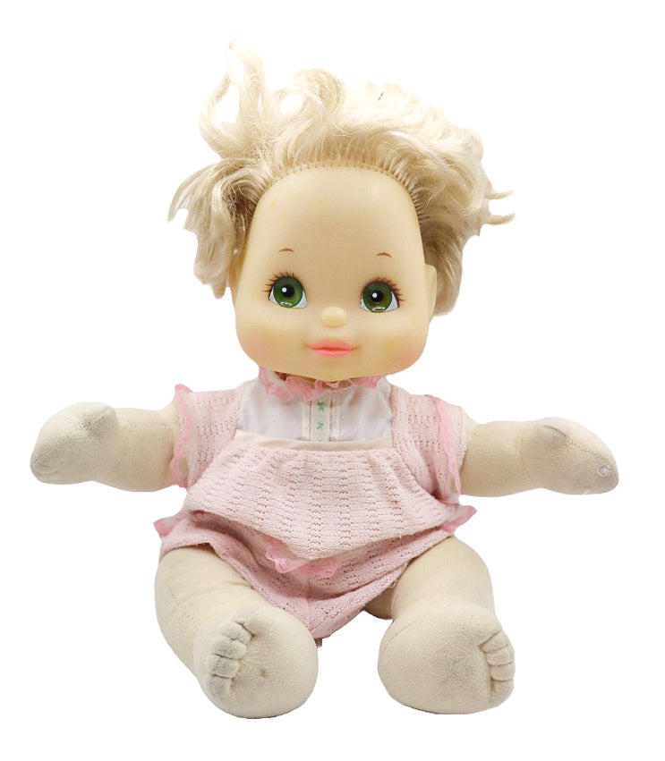 1985 Mattel My Child Doll Blonde hair green eyes