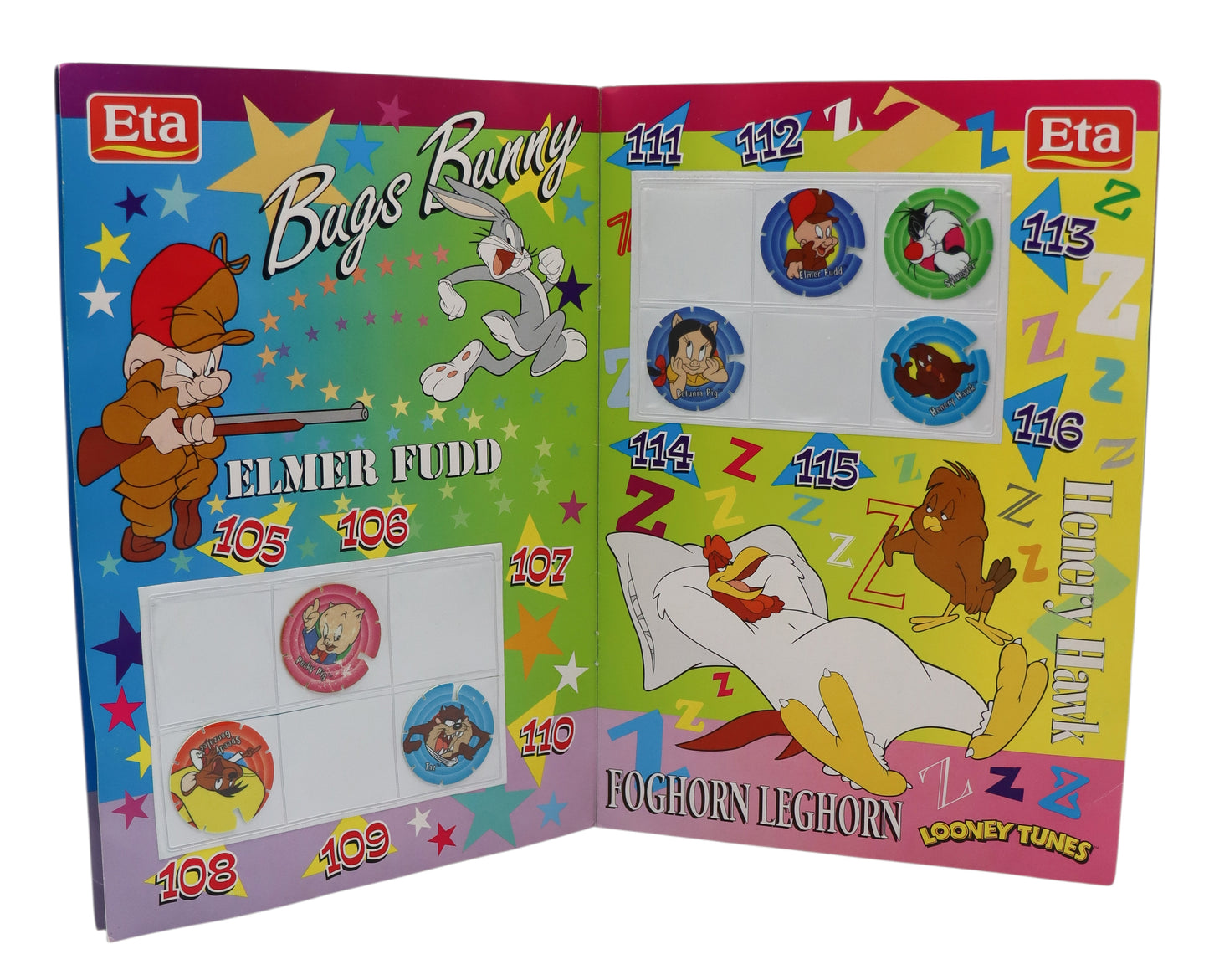 Eta Looney Tunes Tazos Official Collector Album