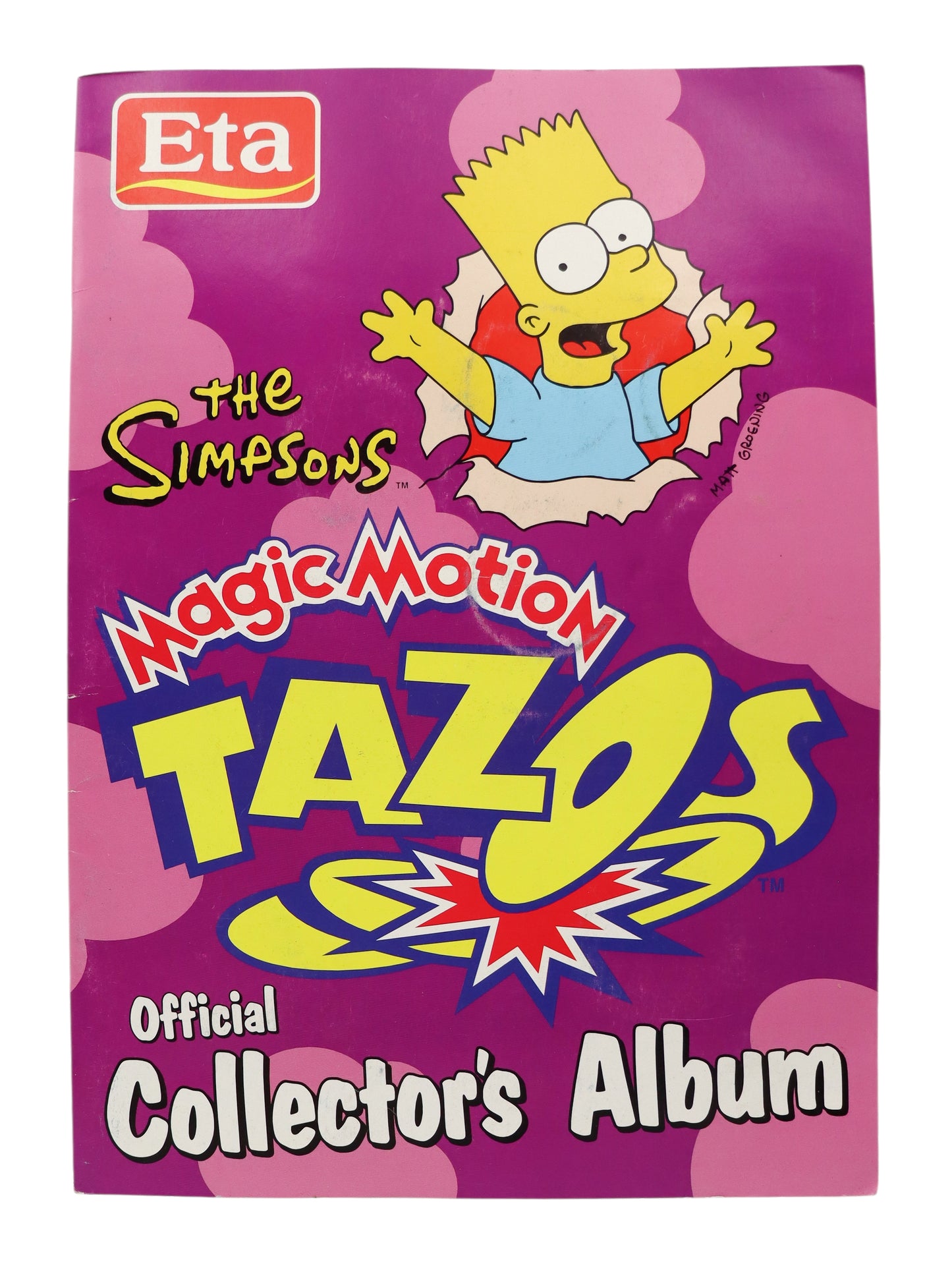 Eta The Simpsons Magic Motion Tazos Official Collector Album