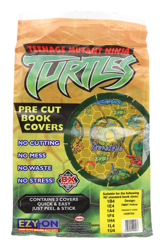 2003 EZY-ON Teenage Mutant Ninja Turtles TMNT Pre Cut Book Covers