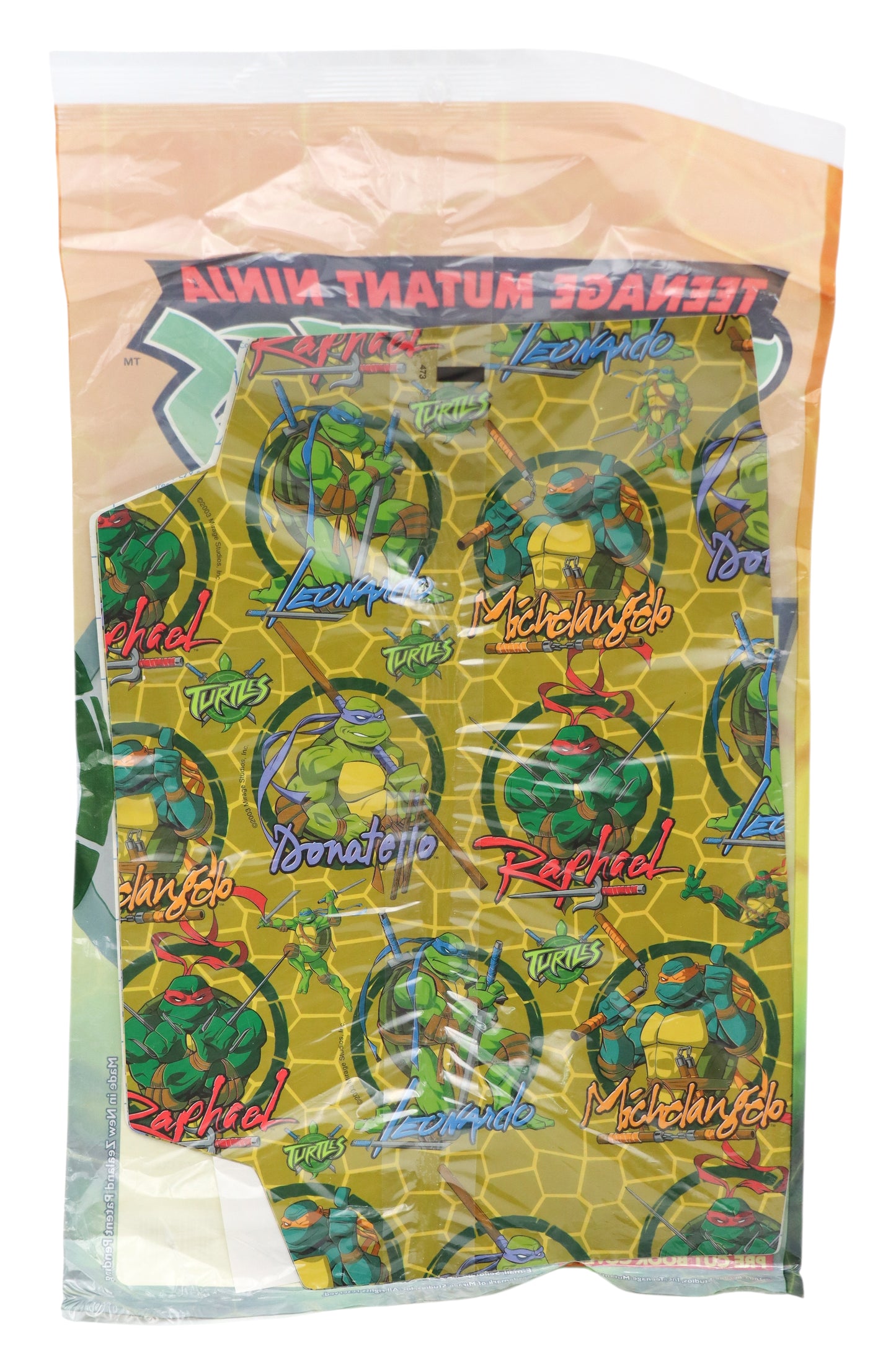 2003 EZY-ON Teenage Mutant Ninja Turtles TMNT Pre Cut Book Covers