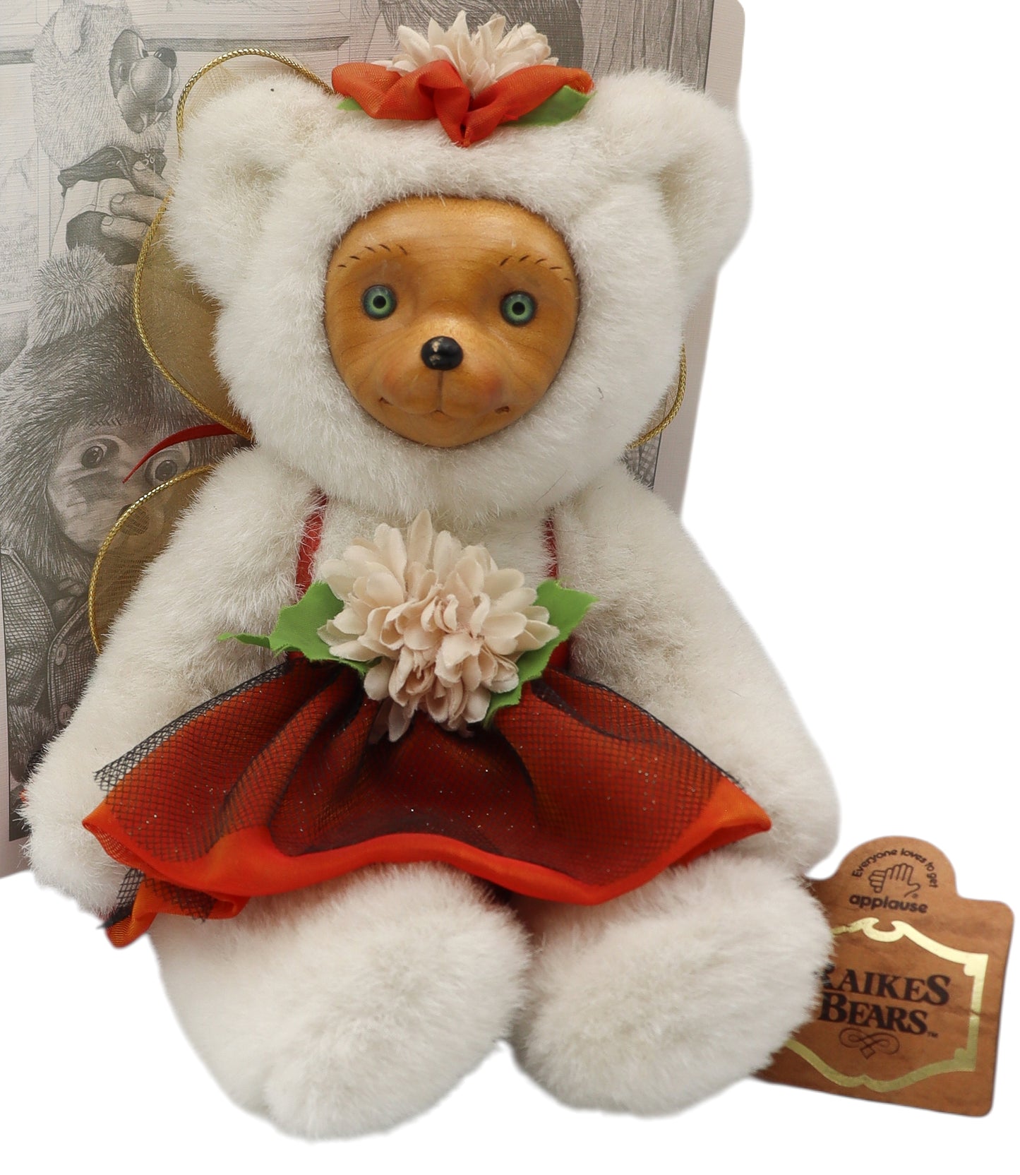 1993 Robert Raikes Flower Fairy Autumn Bear