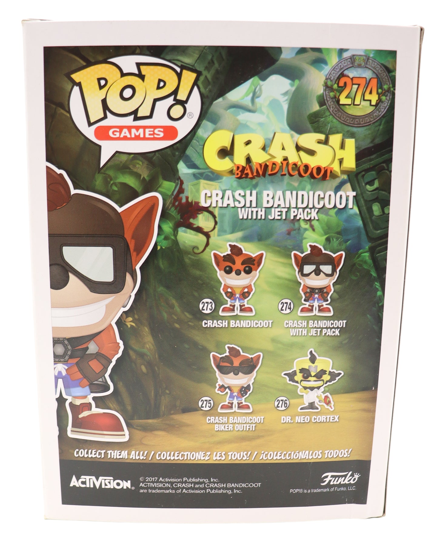 Funko Pop! Vinyl Crash Bandicoot With Jet Pack #274