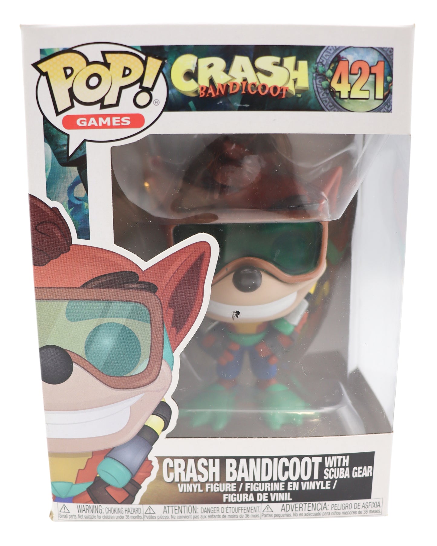Funko Pop! Vinyl Crash Bandicoot With Scuna Gear #421