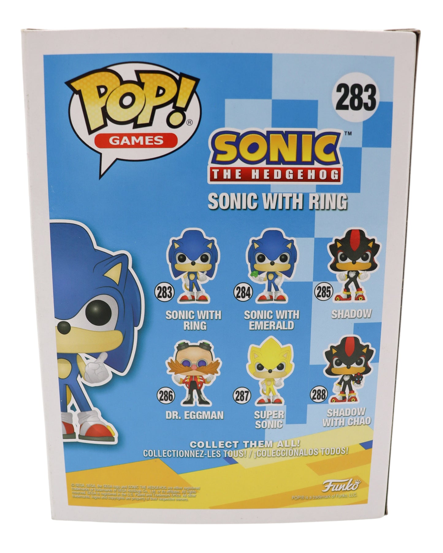 Funko Pop! Vinyl Sonic The Hedgehog Sonic With Ring #283