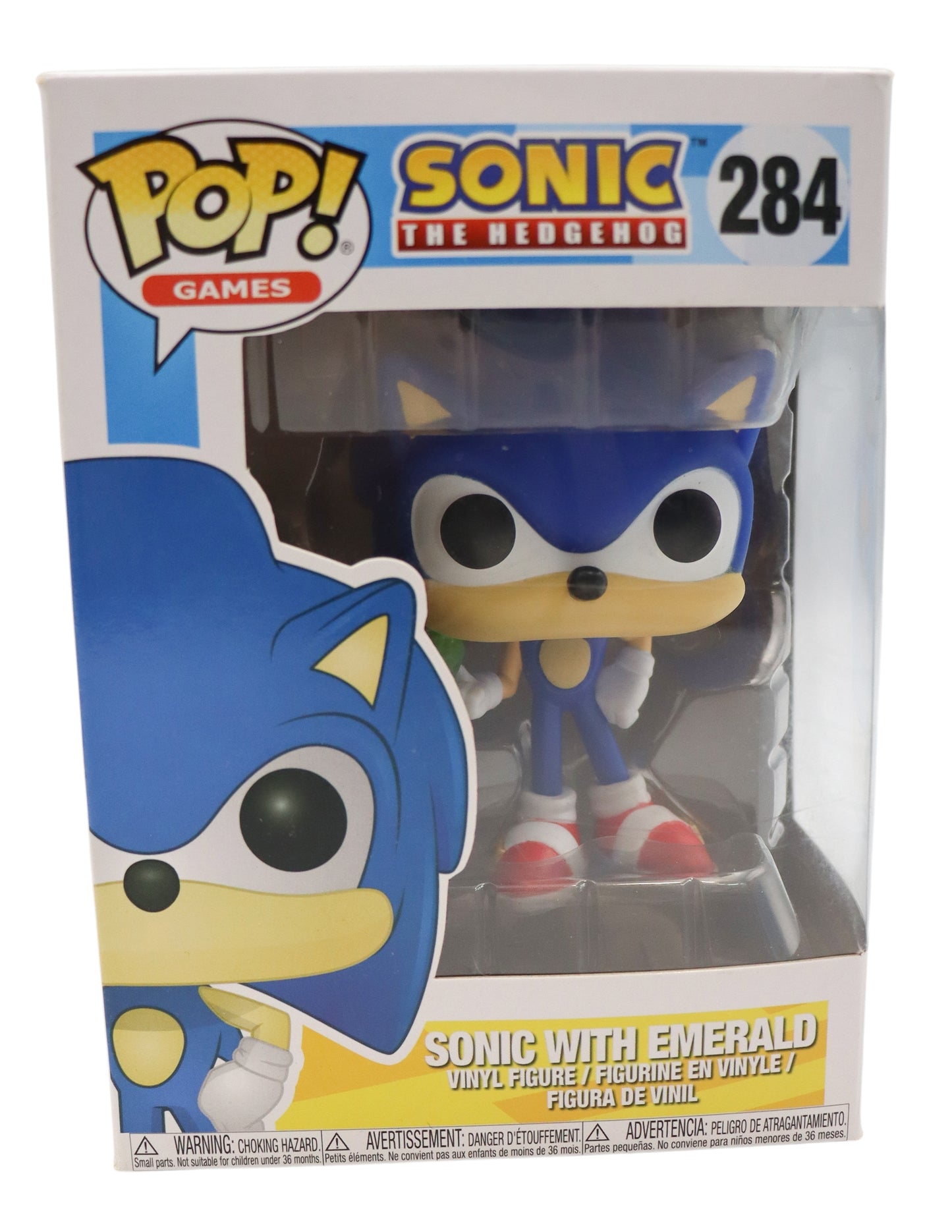Funko Pop! Vinyl Sonic The Hedgehog Sonic With Emerald #284